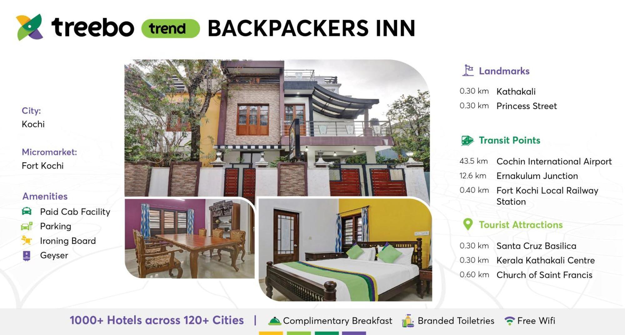 Treebo Backpackers Inn Kochi Екстериор снимка
